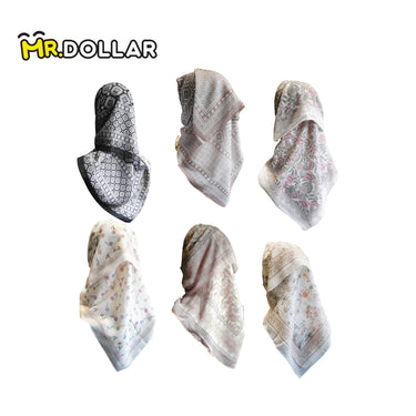 ZA ZOE ARISSA Printed Square Hijab ( Bidang 45 inch)