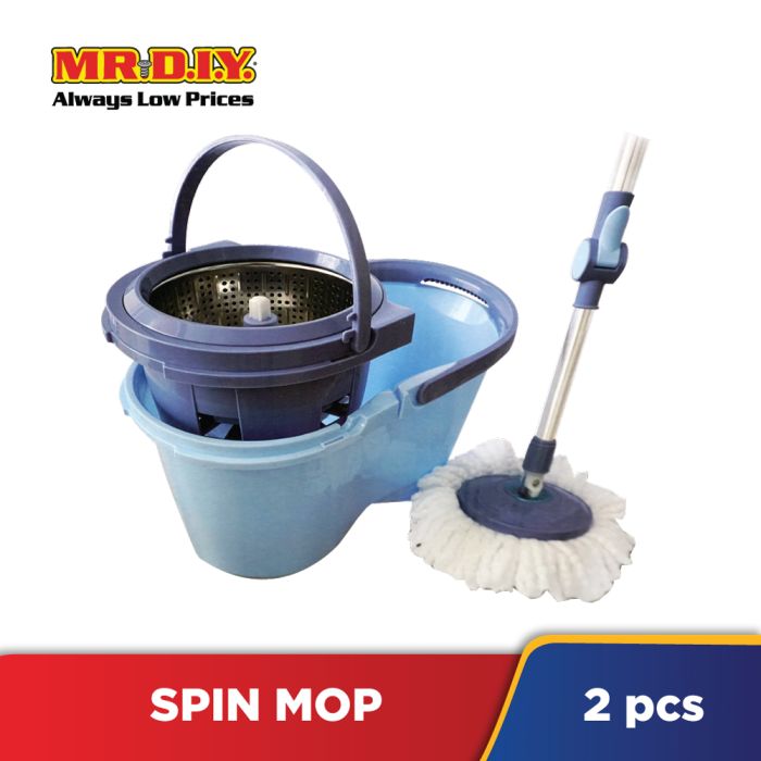 (MR.DIY) Spin Mop with Removeable Basket | MR.DIY