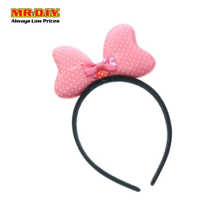 Pink Ribbon Hair Band | MR.DIY