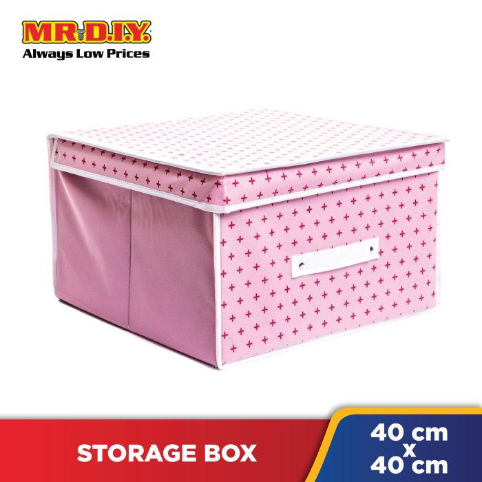Sunee Foldable Non Woven Storage Box With Lid 70417 Mrdiy