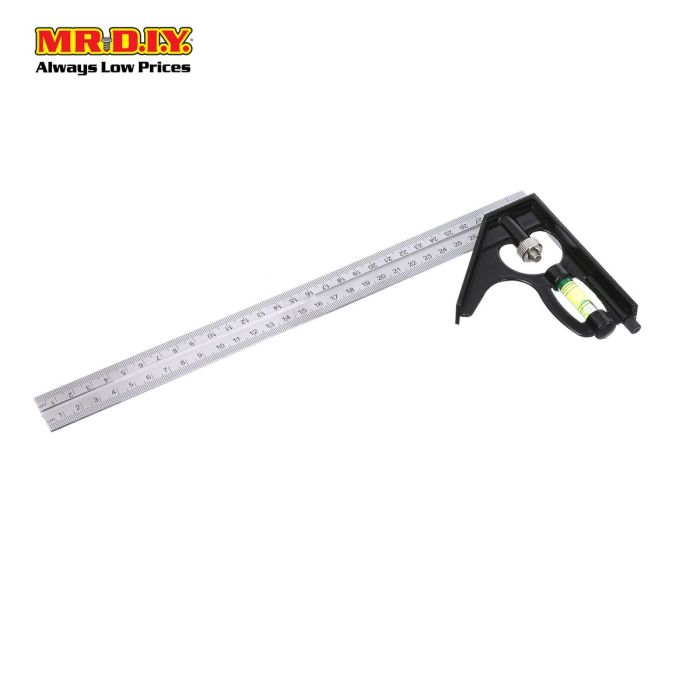 MR.DIY) Combination Try Square Set Right Angle Ruler (12)