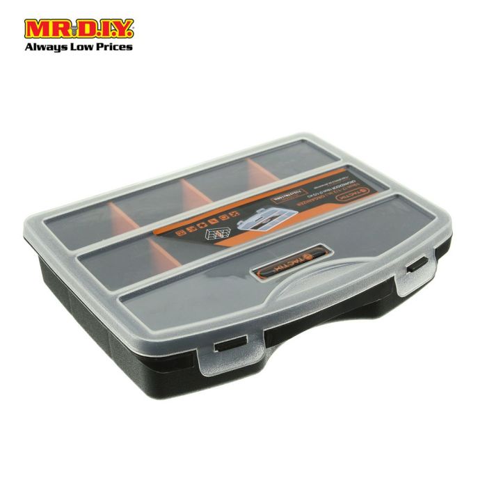 TACTIX Plastic Compartment Storage Box Case (19cm x 15cm) | MR.DIY