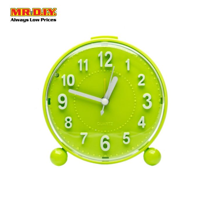 QUARTZ Alarm Clock Round MR.DIY