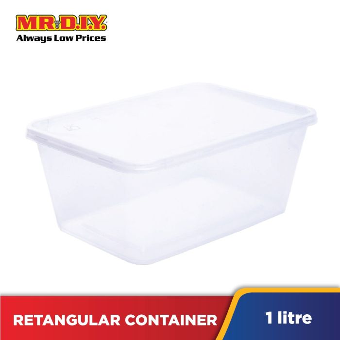 FELTON Retangular Container (1000ml) | MR.DIY