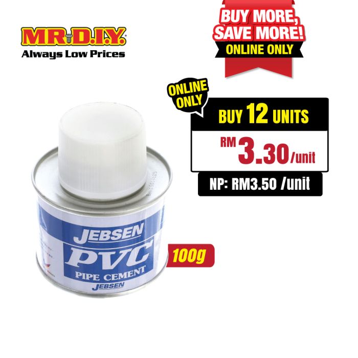 JEBSEN PVC Pipe Cement (100g) MR.DIY