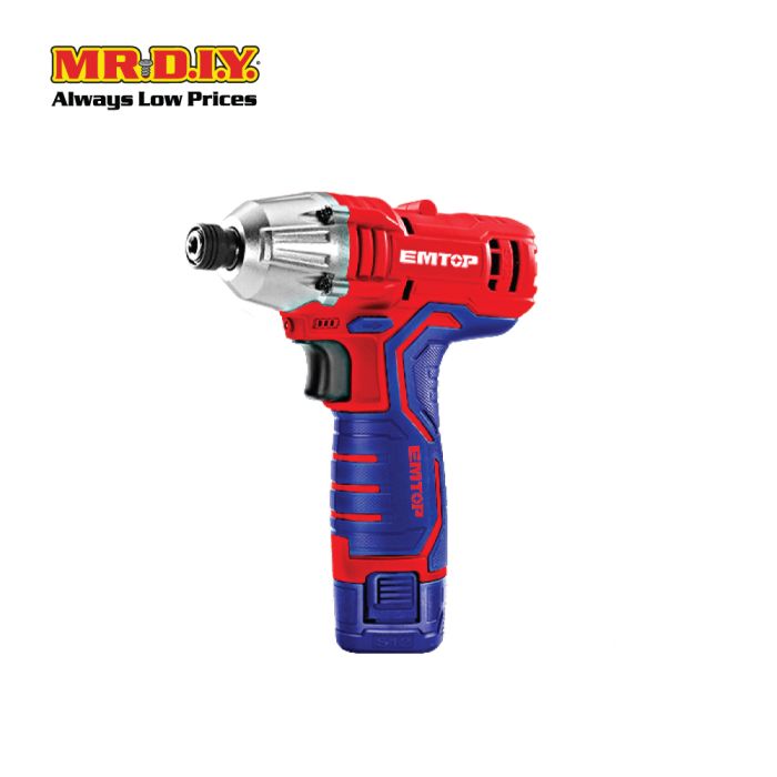 PRE ORDER EMTOP Lithium Ion Impact Driver ECDLIR12021 3 MR.DIY