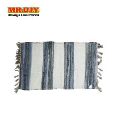 (MR.DIY) Denim-Style Indoor Outdoor Multicolor Chindi Rug (50cm x 80cm)