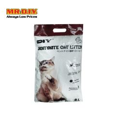 (MR.DIY) Bentonite Anti-Bacterial Ordor-Control Absorbent Super Clumping Cat Litter - Coffee (8L)