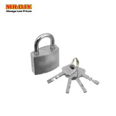 (MR.DIY) Stainless Steel Heavy-Duty Security Padlock Double Lock (50mm) (5pcs)