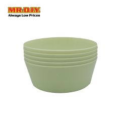 (MR.DIY) Plastic Small Bowls Set (5pcs) (12cm x 12cm x7cm)