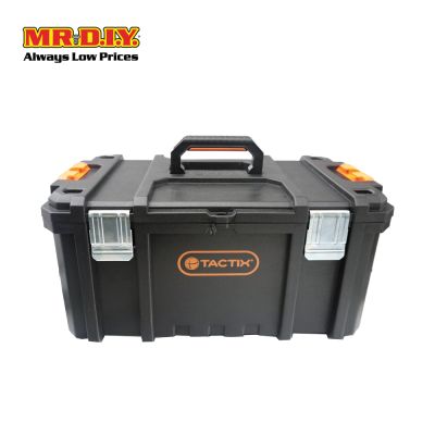 TACTIX Durable Middle Tool Box Storage Organizer Light Modular System 320384 (51.2 x 28.5 x 26.3 cm)