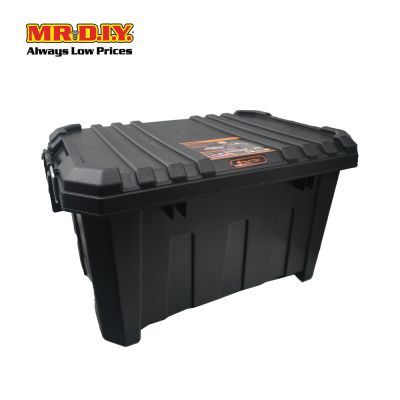 TACTIX Heavy-Duty Storage Container Plastic Tool Box Organizer 320502 (45L) (60.5 x 38.3 x 32.5cm)