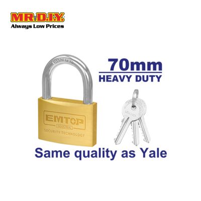 [PRE-ORDER] EMTOP Heavy duty brass padlock 70mm - EPDKB7021