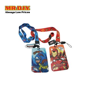 MARVEL ID Card Holder (2pcs) - Iron Man &amp; Captain America