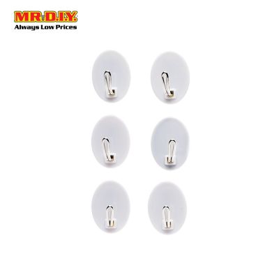 SEN BAO Sticky Hooks - Oval (6pc)