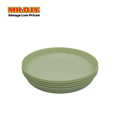 (MR.DIY) Plastic Plate 5 Pcs (15x1.7cm)