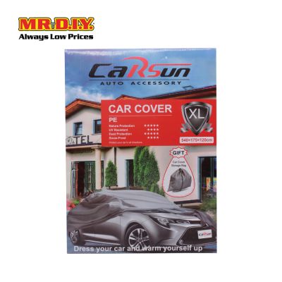 CARSUN Car PE Cover Protection Waterpoof Dustproof (XL)