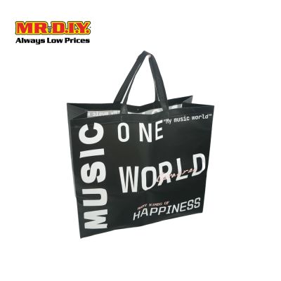 (MR.DIY) Music World Non-Woven Shopping Bag ( 47 x 44 x 18.5 cm )