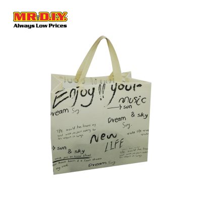 (MR.DIY) New Life Non-Woven Shopping Bag ( 33 x 30 x 17 cm )