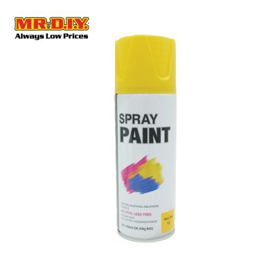 (MR.DIY) TOPDA Spray Paint Yellow #12 (400ml)