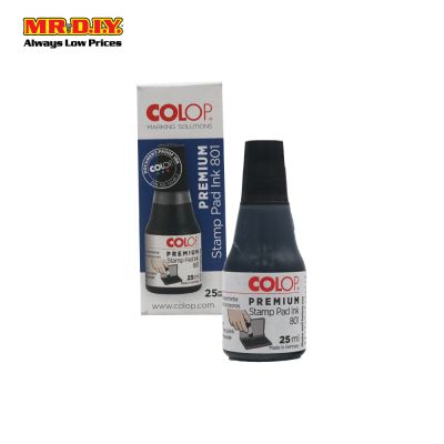 COLOP Stamp Pad Refill Ink- Black