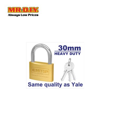 [PRE-ORDER] EMTOP Heavy duty brass padlock 30mm - EPDKB3021