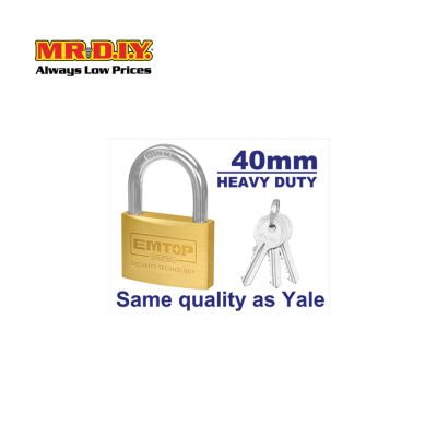 [PRE-ORDER] EMTOP Heavy duty brass padlock 40mm - EPDKB4021