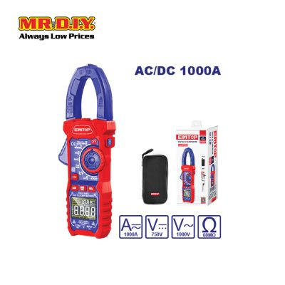 [PRE-ORDER] EMTOP DC/AC clamp meter AC/DC 1000A - EDMR210002