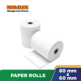 Thermal Paper Rolls (80x60x12mm) | MR.DIY