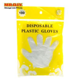 Tdk Disposable Plastic Gloves 100pc Mr Diy