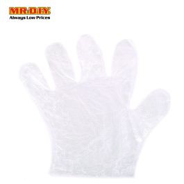 Hand Glove Disposable Plastic 100pcs Mr Diy