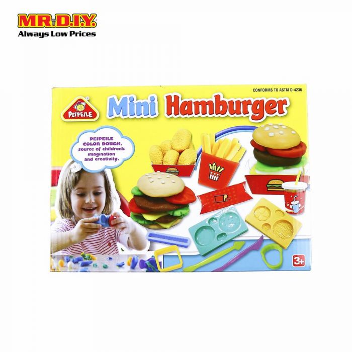 play doh hamburger set